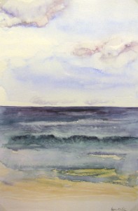 watercolor seas