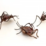escarabajos chapa barida ,cobre , m- 10x 7 cm precio €85 peso 60 gr.